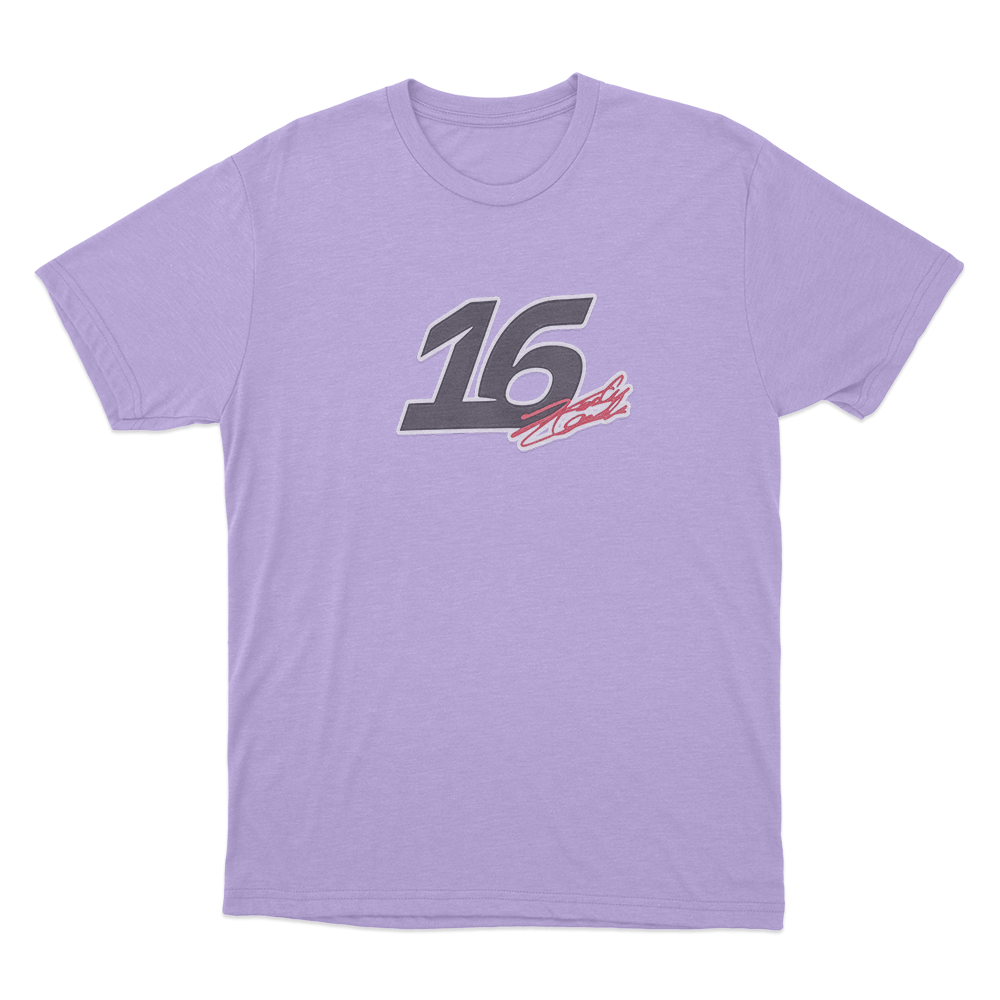 Leclerc 16 Signature T Shirt Purple Leclerc 16 Signature T Shirt Purple