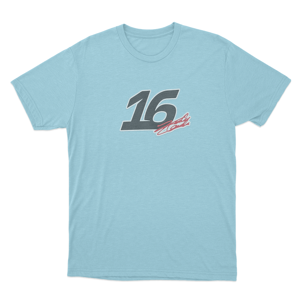 Leclerc 16 Signature T Shirt Sky Blue Leclerc 16 Signature T Shirt Sky Blue