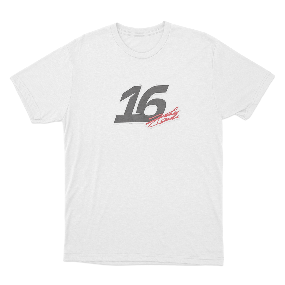 Leclerc 16 Signature T Shirt White Leclerc 16 Signature T Shirt White