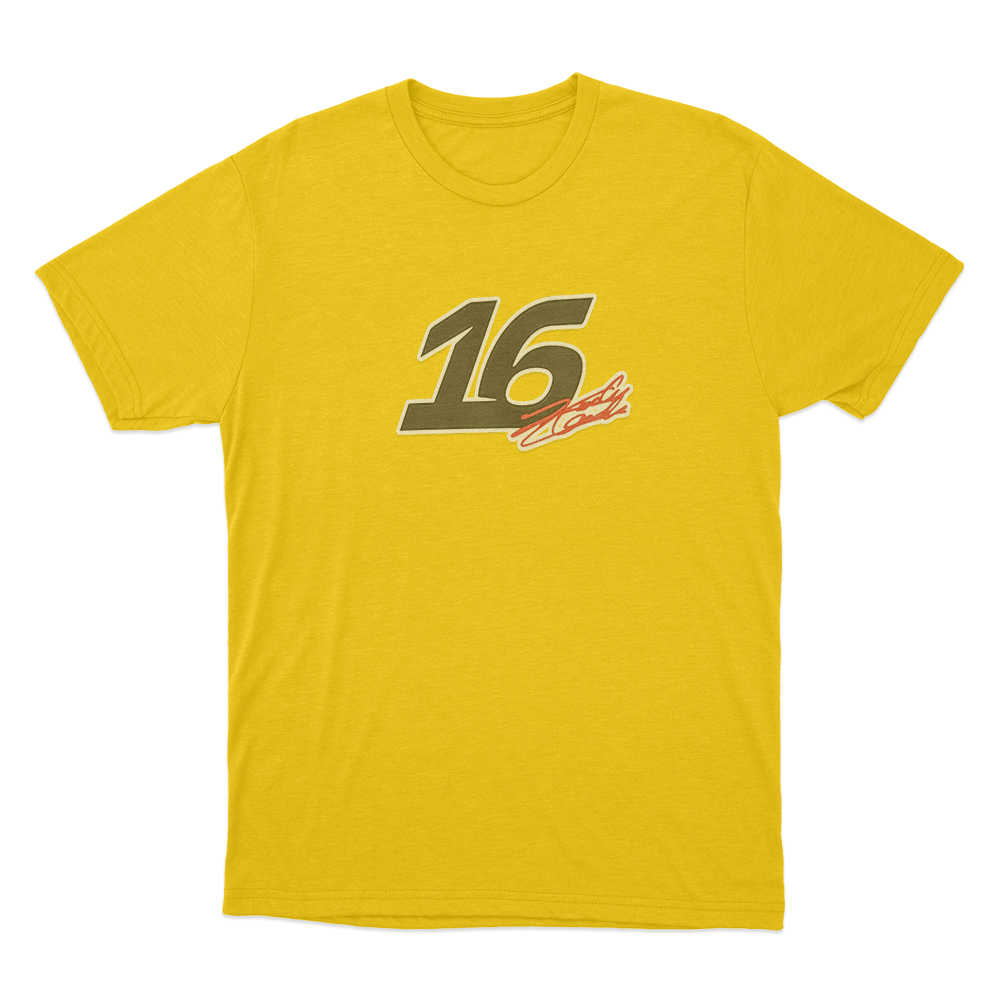 Leclerc 16 Signature T Shirt Yellow Leclerc 16 Signature T Shirt Yellow